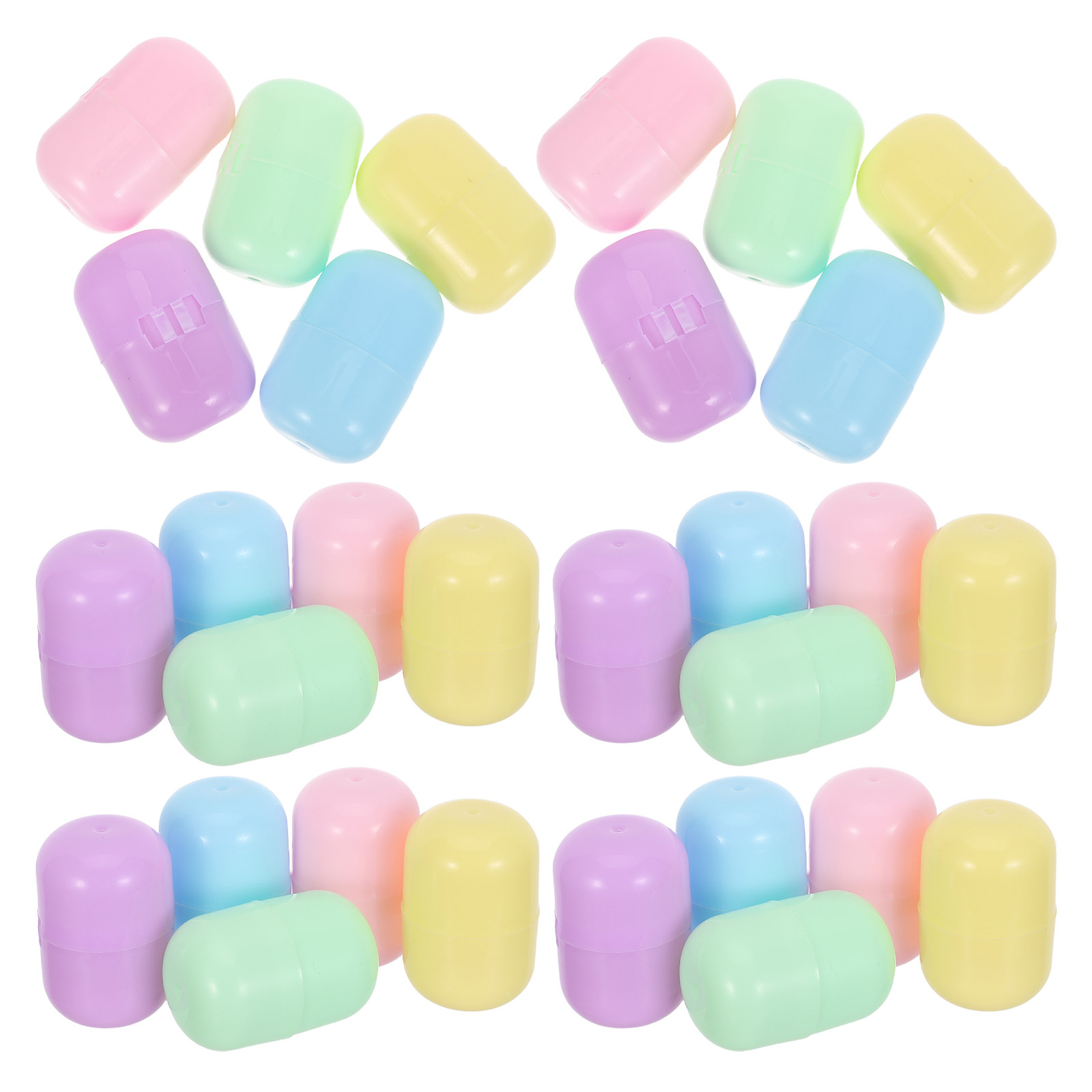 Prize Capsule Toy Machine - 50개 트위스트 캡슐 볼, 자판기, 껌볼