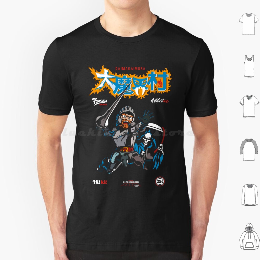 Arcade No - Ghouls'n Ghosts 레트로 아케이드 빈티지 T
