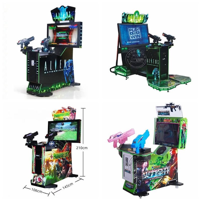 Gun Shooting Arcade - 외계인 총 사격 게임룸 오락센터 공원