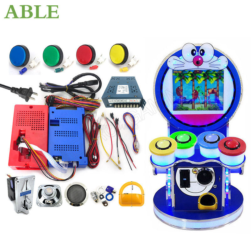 Coin Operated Kiddie Ride - 아케이드 어드벤처 아일랜드 어린이 리듬, 단추