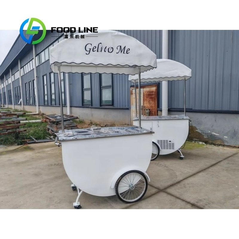 맞춤형 상업용 이동식 판매 카트, 야외 스낵 트롤리 ( - Hot Dog Vending Cart 리뷰 및 가격