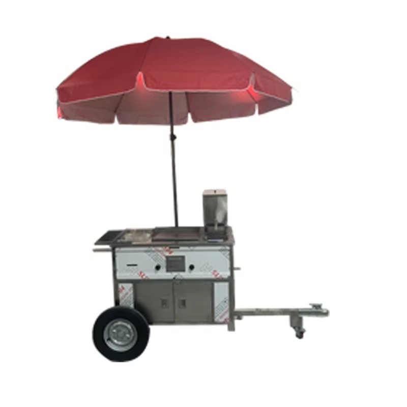 컴팩트 이동식 스낵 푸드 카트 바퀴 달린 핫도그 판매대 - Hot Dog Vending Cart 리뷰 및 가격