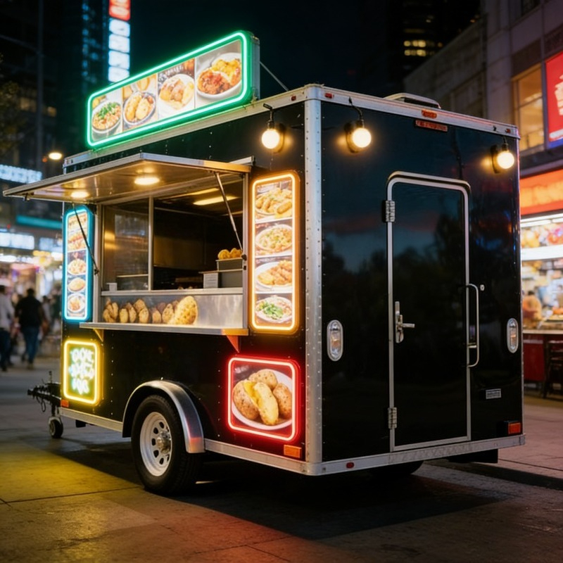맞춤형 핫도그 카트 트레일러 상업용 효율적인 이동식 음 - Hot Dog Vending Cart 리뷰 및 가격