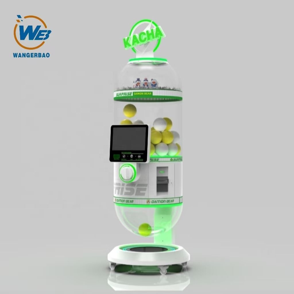 완거바오 맞춤형 전자 가챠 머신 핑크 캡슐 모양 동전  - Prize Capsule Toy Machine 리뷰 및 가격