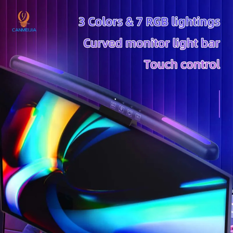 곡선 LED 모니터 라이트 바, USB RGB PC 스 - Arcade No 리뷰 및 가격